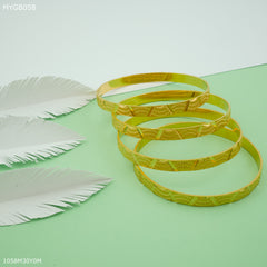 Mayro 1mg Four pic gold Bangles For Women - MYGB058