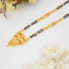 Mayro Heart Shape Two Line Mangalsutra For Women - MYM072