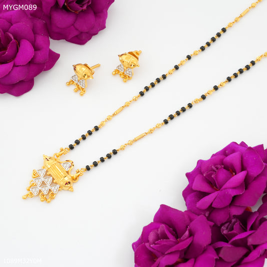 Mayro One Line AD Design mangalsutra - MYGM089