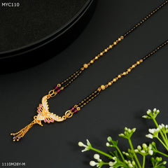 Mayro One Line Butterfly with AD Mangalsutra for Women- MYM110