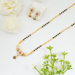 Mayro 1MG One line AD mangalsutra for women - MYGM120