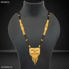 Mayro Heart Shape Two Line Mangalsutra For Women - MYM072