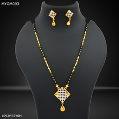 Mayro One Line AD Design mangalsutra - MYGM093