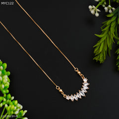 Mayro Leaf AD Flower Chain for Women- MYC122