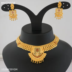 Mayro Necklace With Earring for women - MYGN028