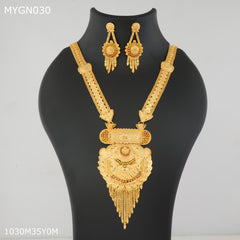 Mayro 1MG Rani har With Earring for women - MYGN030