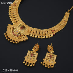 Mayro Necklace With Earring for women - MYGN028