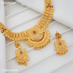 Mayro Necklace With Earring for women - MYGN028