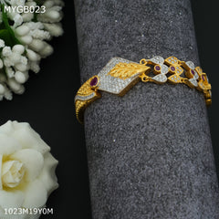 Mayro 1mg Dimond with gold plated BraceletFor Women - MYGB023