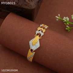 Mayro 1mg Dimond with gold plated BraceletFor Women - MYGB023