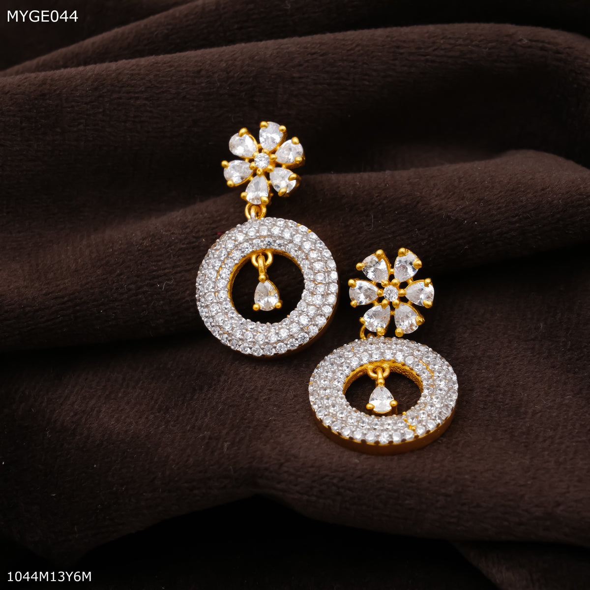 Mayro AD gold plated Earring for women - MYGE044