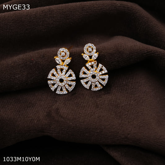 Mayro AD gold plated Earring for women - MYGE33