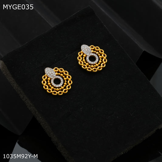 Mayro AD gold plated Earring for women - MYGE035