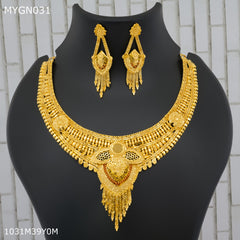 Mayro 1MG Neckless With Earring for women - MYGN031