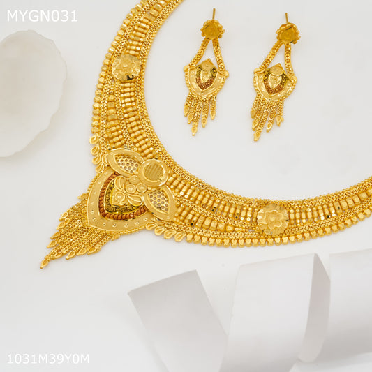 Mayro 1MG Neckless With Earring for women - MYGN031