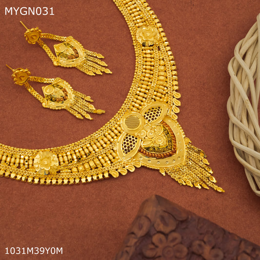 Mayro 1MG Neckless With Earring for women - MYGN031