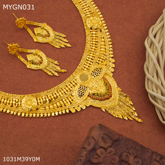 Mayro 1MG Neckless With Earring for women - MYGN031