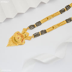 Mayro M Cut Four Line Mangalsutra For Women - MYM067