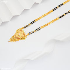 Mayro Designer Two Line  Mangalsutra For Women - MYM073