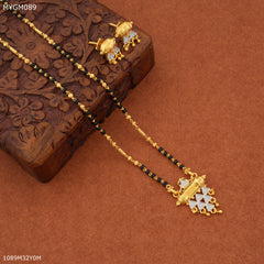 Mayro One Line AD  Design mangalsutra - MYGM089