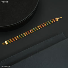 Mayro Three Line Colorfull Bracelet for Men - MYM083