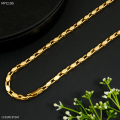 Mayro Leaf Shape Golden Chain for Women- MYC105