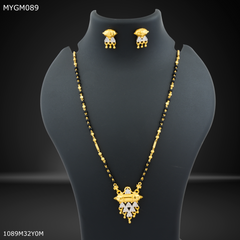 Mayro One Line AD  Design mangalsutra - MYGM089