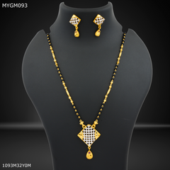 Mayro One Line AD  Design mangalsutra - MYGM093