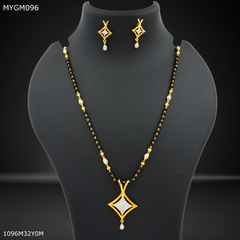 Mayro One Line Star with AD Design mangalsutra - MYGM096