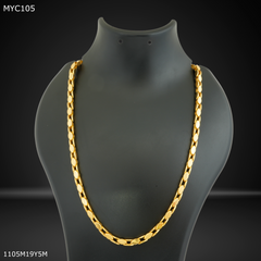 Mayro Leaf Shape Golden Chain for Women- MYC105